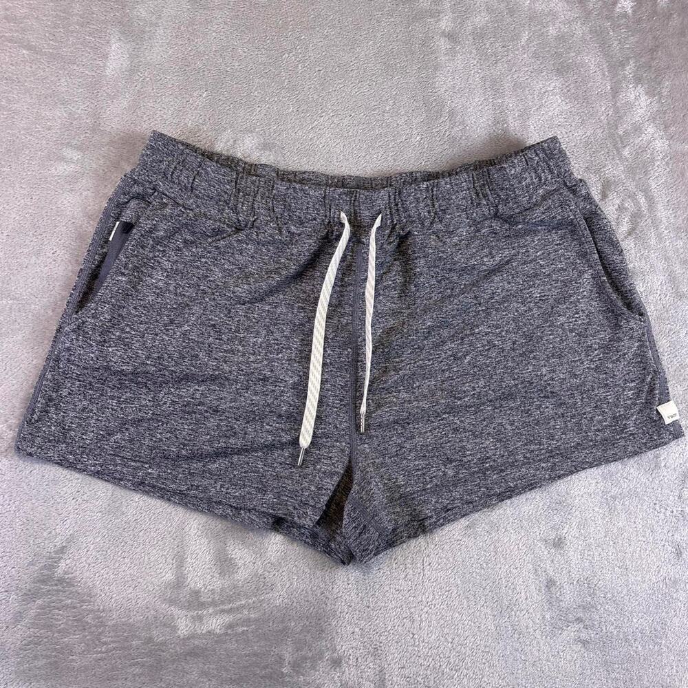 Vuori Halo Performance Shorts Women’s Large Heather Gray DreamKnit Athletic